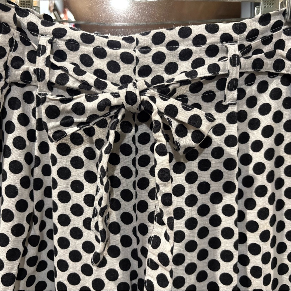 Polka Dot Bow Tie Palazzo Pant